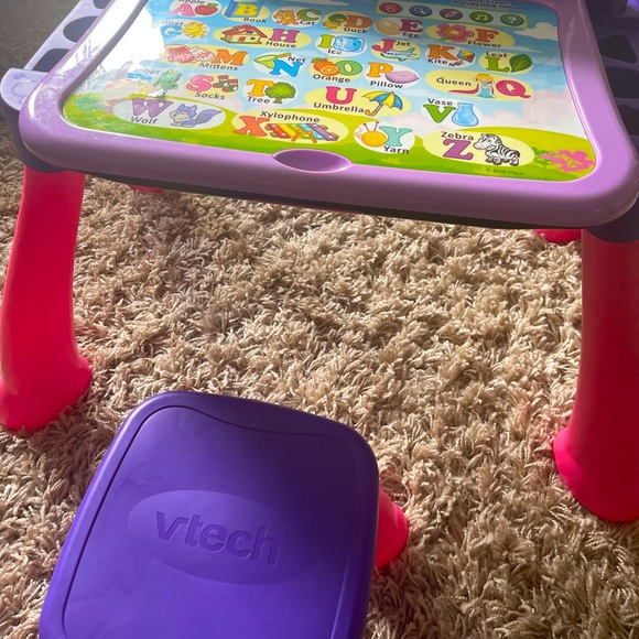 Vtech Kids Alphabet Table & a Chair set - Picture 2 of 6